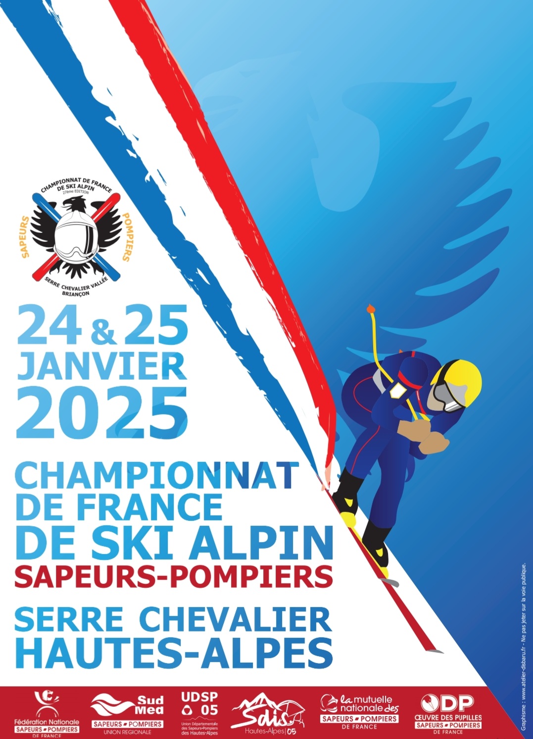 Championnat de France de Ski Alpin Sapeurs Pompiers 2025 à Serre Chevalier